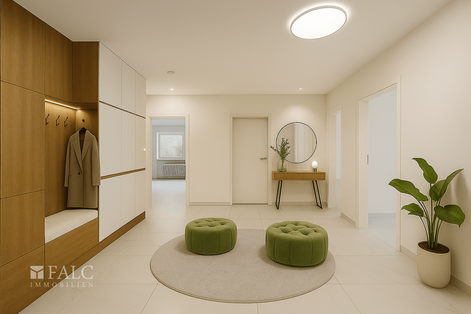 Einrichtungsbeispiel Diele ohne WC